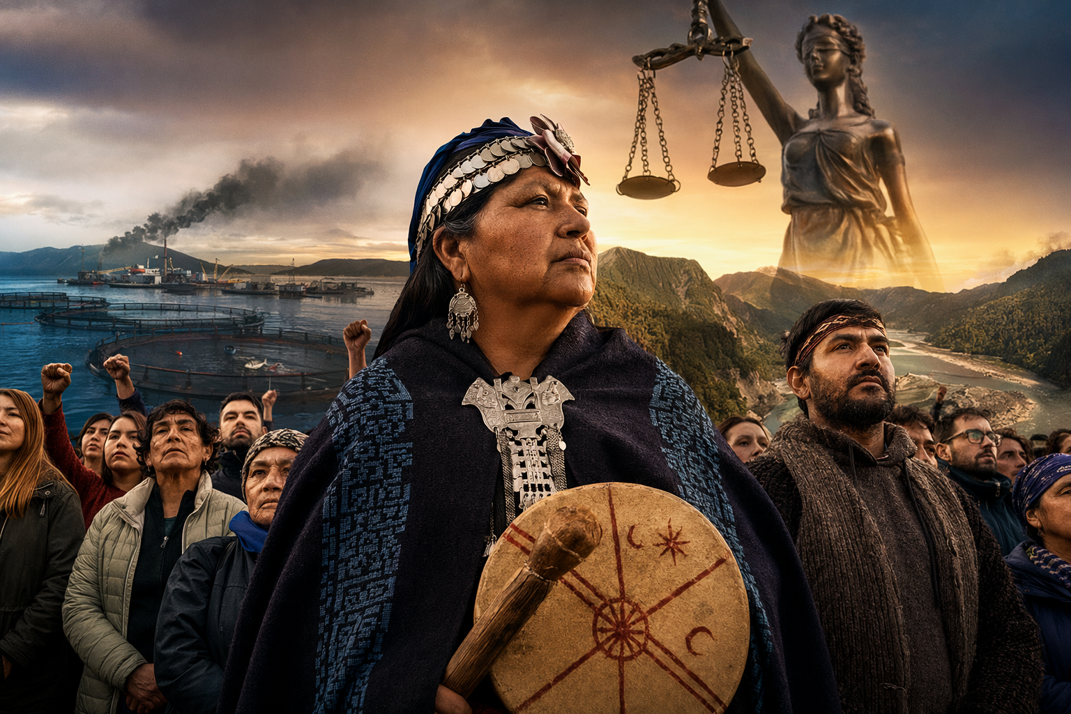 Mapuches ganan batalla legal contra salmonera contaminante