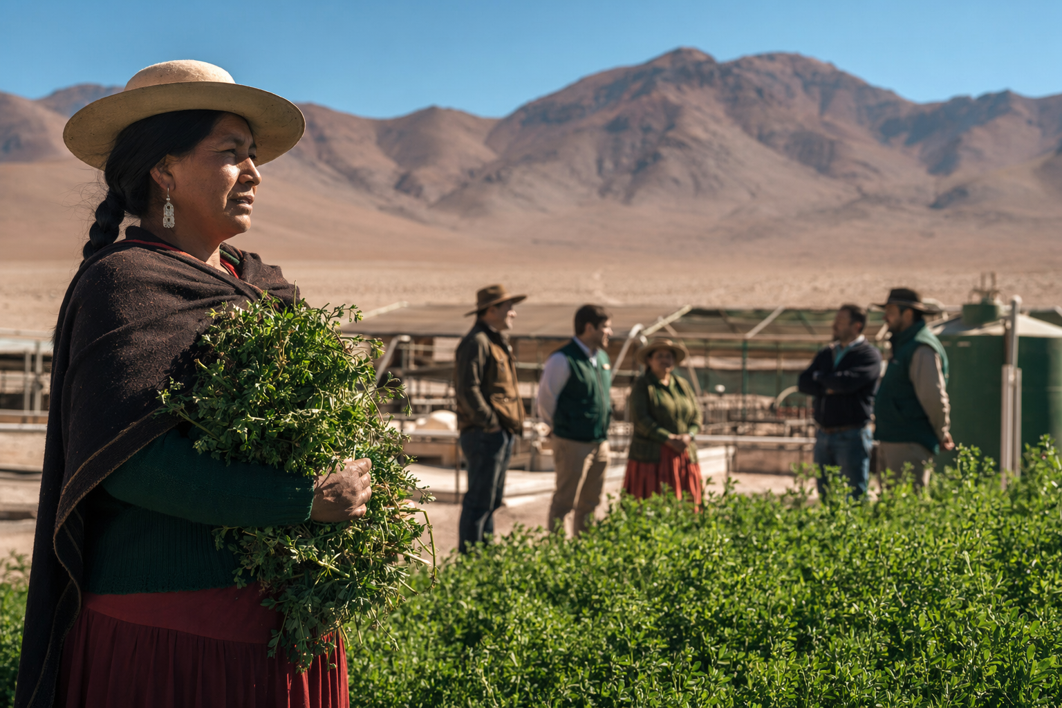 Alianzas impulsan producción agrícola indígena en Tarapacá