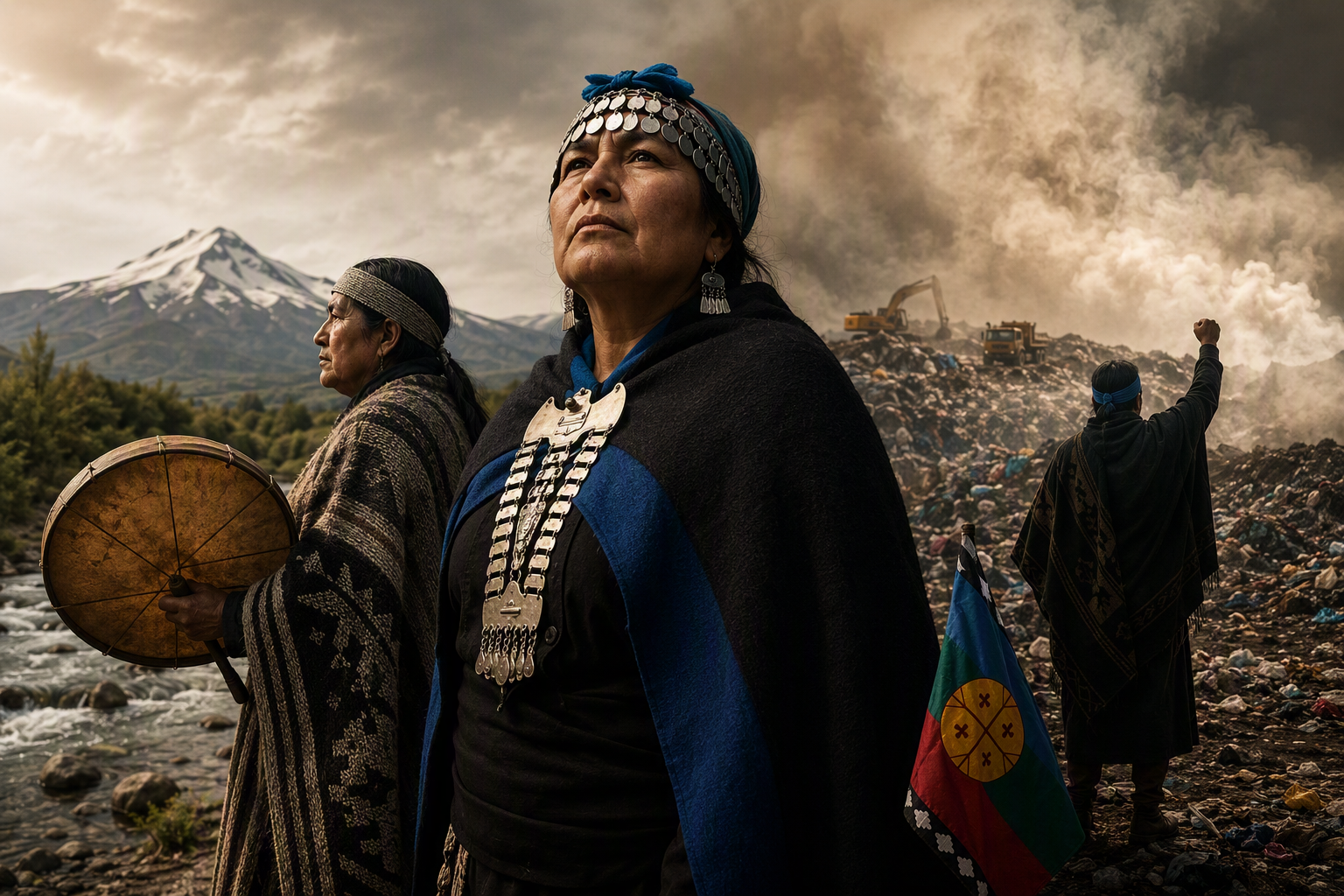 Pueblo Mapuche lucha contra basural en territorio sagrado