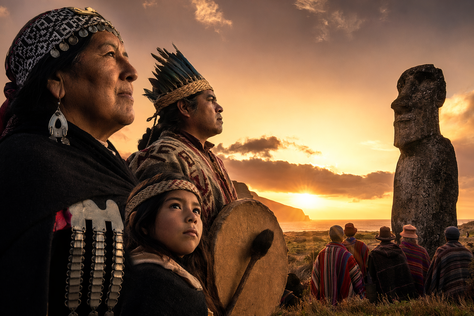 Chile celebra día nacional de pueblos indígenas con tradiciones