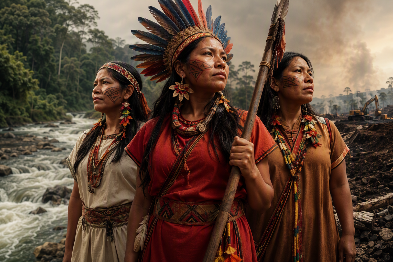Lideresas indígenas confrontan minería ilegal en Perú
