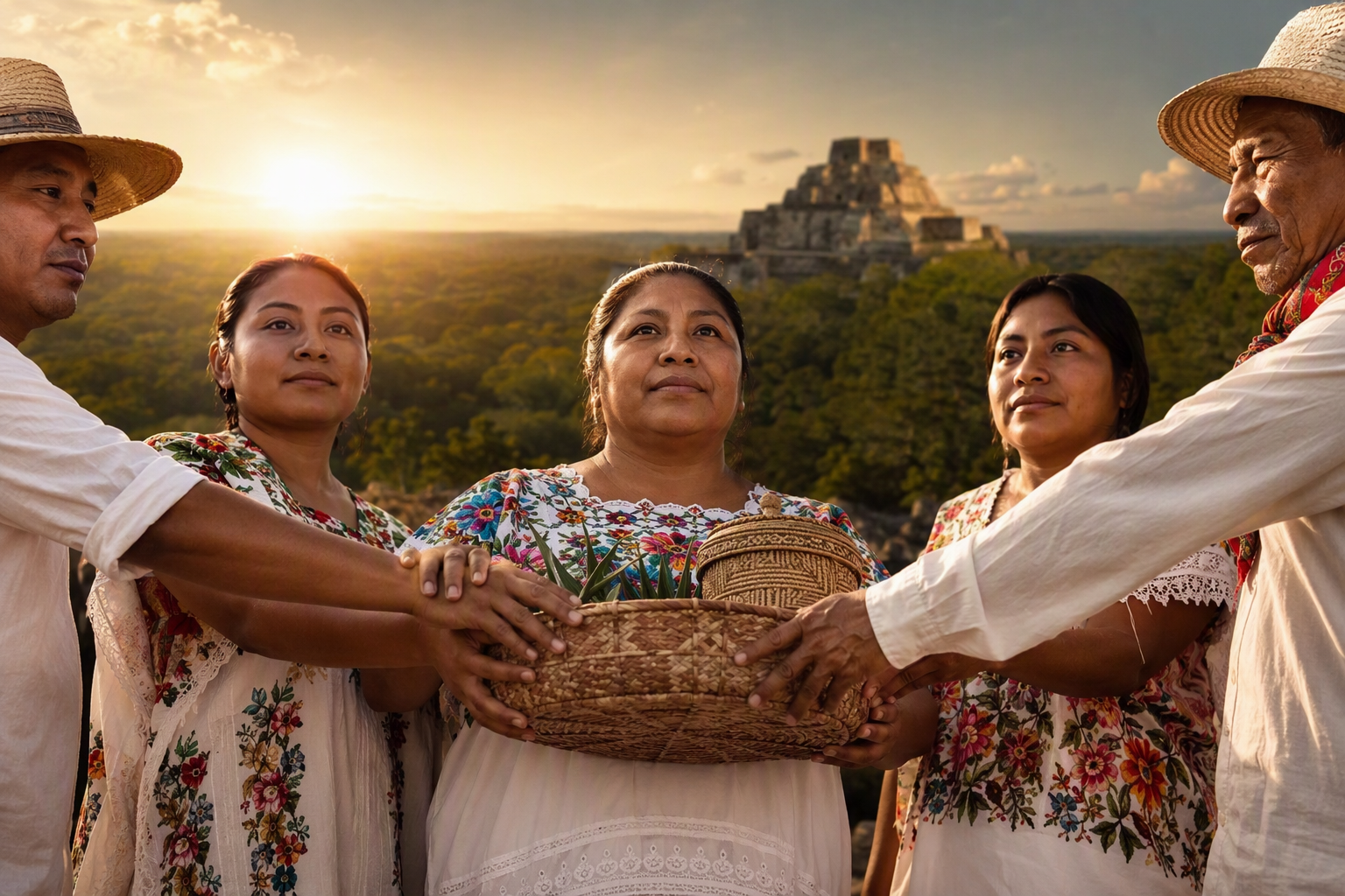 Firmaron histórica declaratoria de turismo comunitario maya