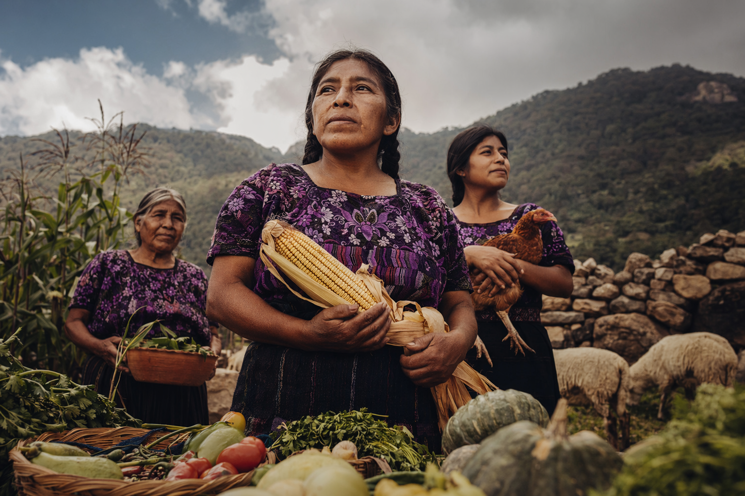 Mujeres tsotsil defienden comida tradicional en Chiapas