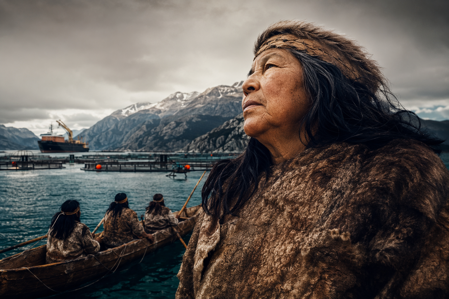 Conflicto kawésqar en Magallanes por maritorio ancestral