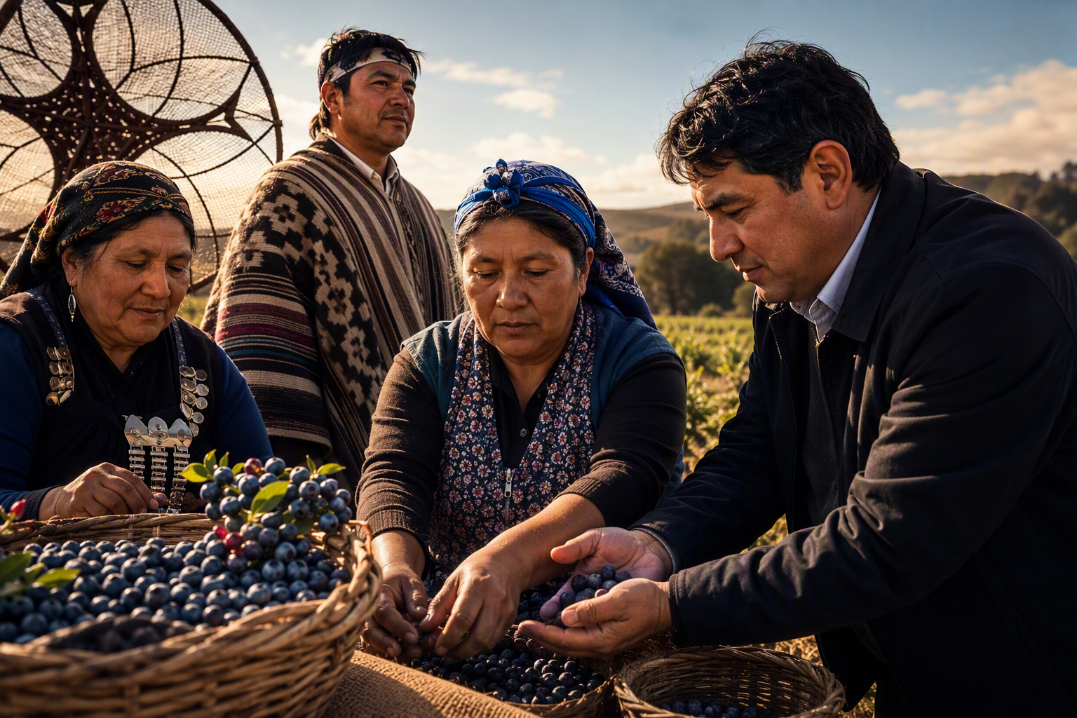 CONADI impulsa economía sustentable en cooperativa Mapuche rewe