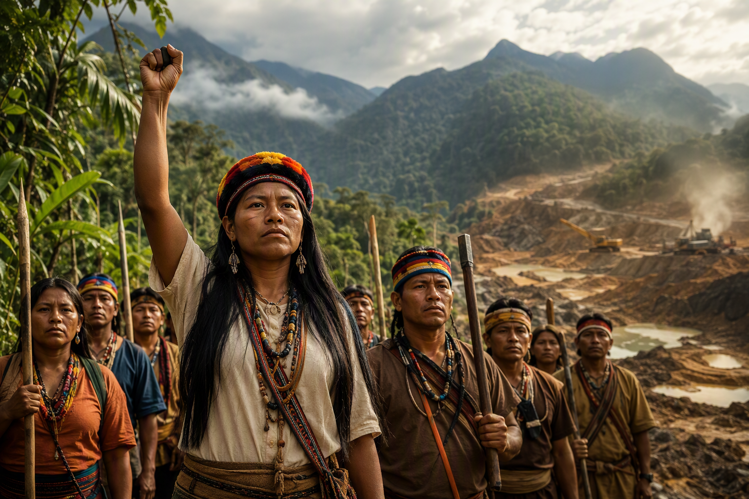 Comunidades kichwa defienden sus territorios contra minería ilegal en Ecuador
