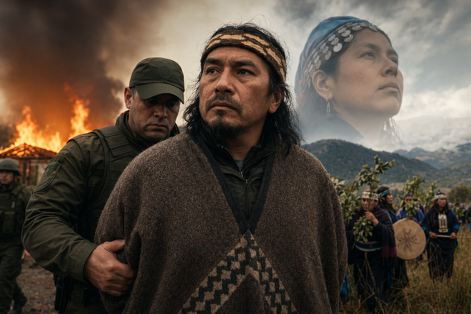 Detienen a líder de resistencia mapuche en chile