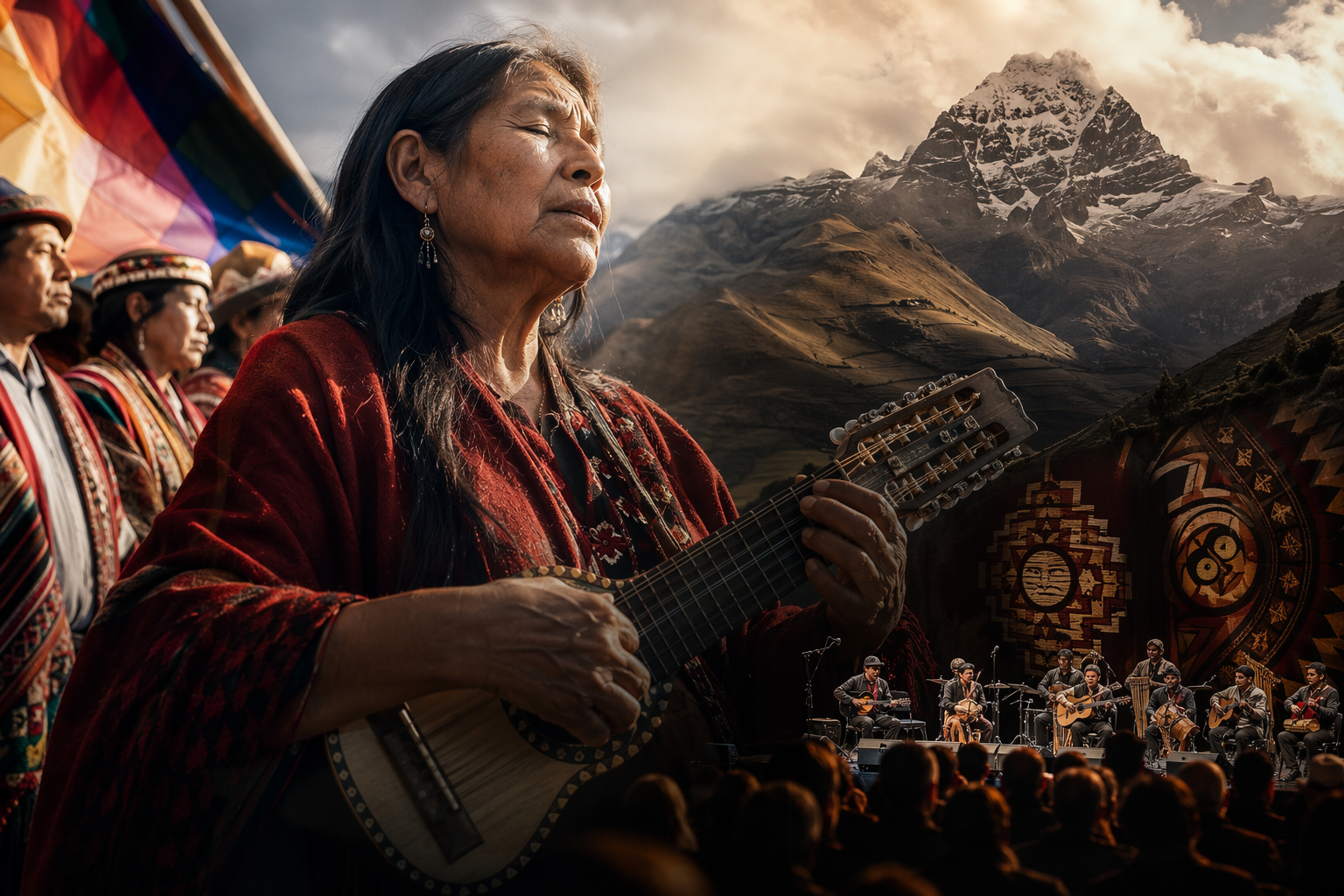 Luzmila Carpio destaca cultura indígena andina en concierto