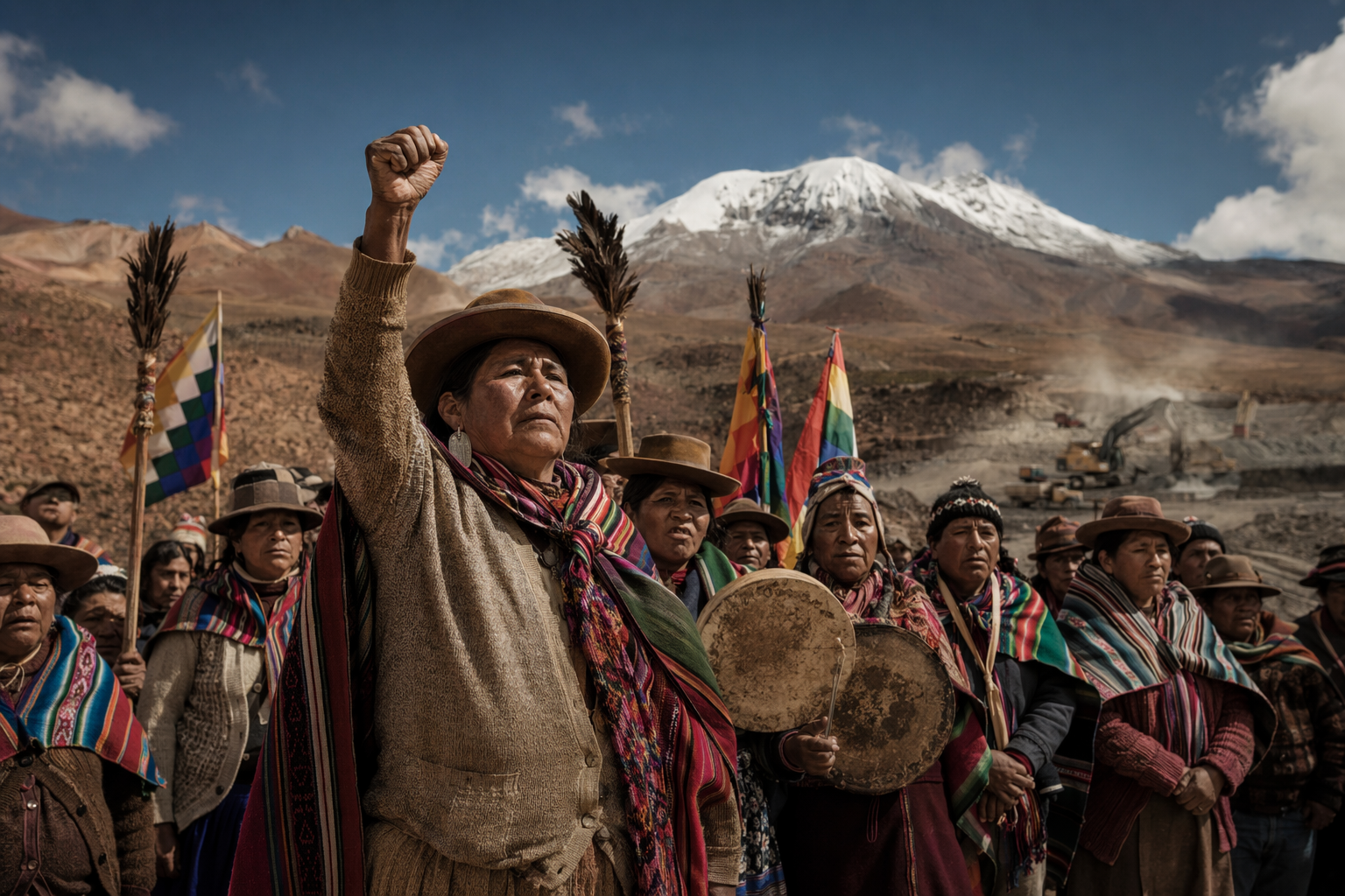 Comunidades reclamarón proyecto minero en cerro Anocarire