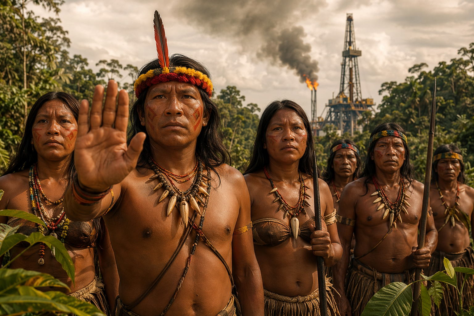 Waorani de ecuador rechazan proyecto en su amazonía