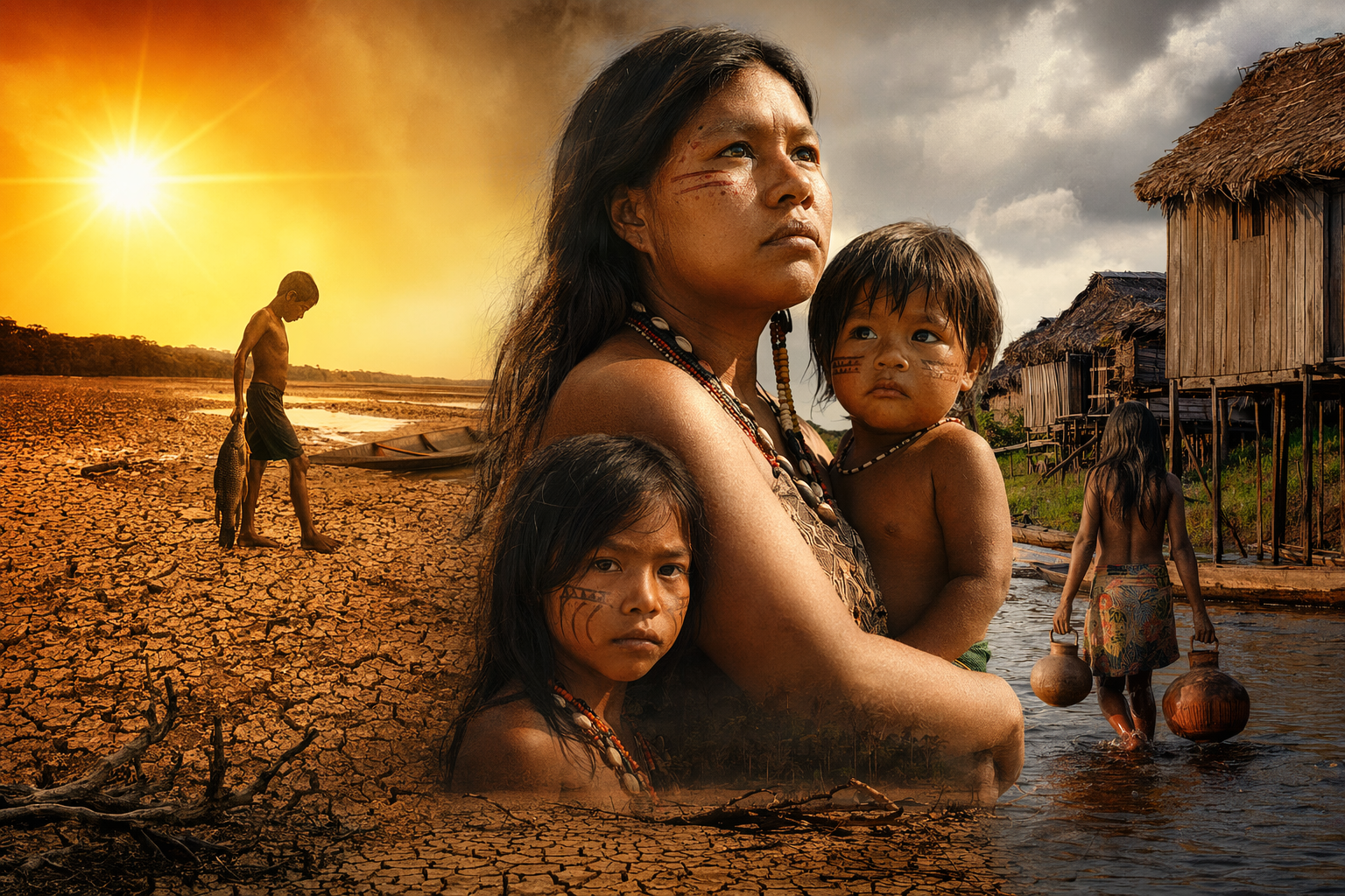 Sequía del Niño aísla y afecta comunidades indígenas amazónicas