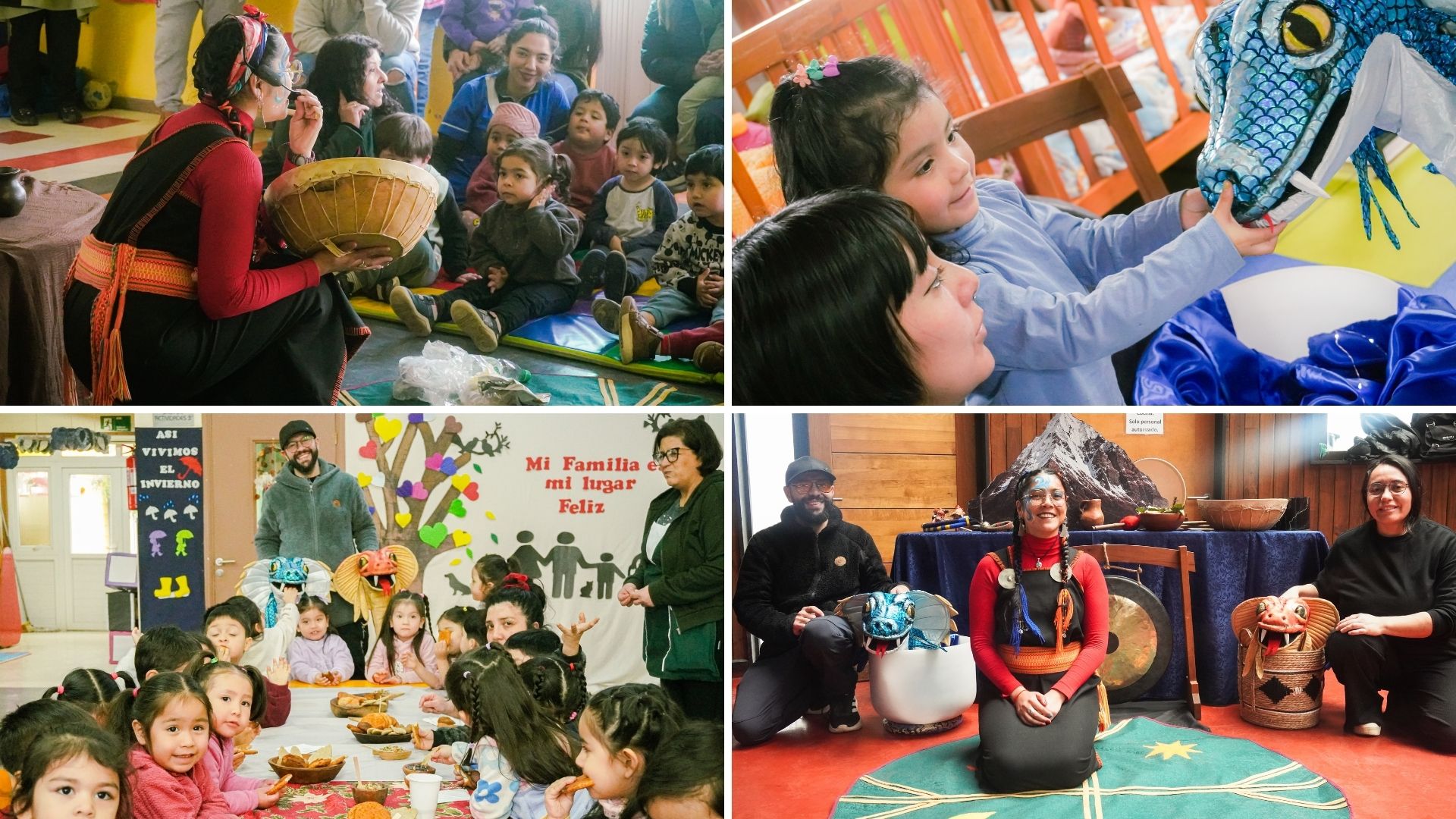 Proyecto acerca oralidad Mapuche a niños en La Unión