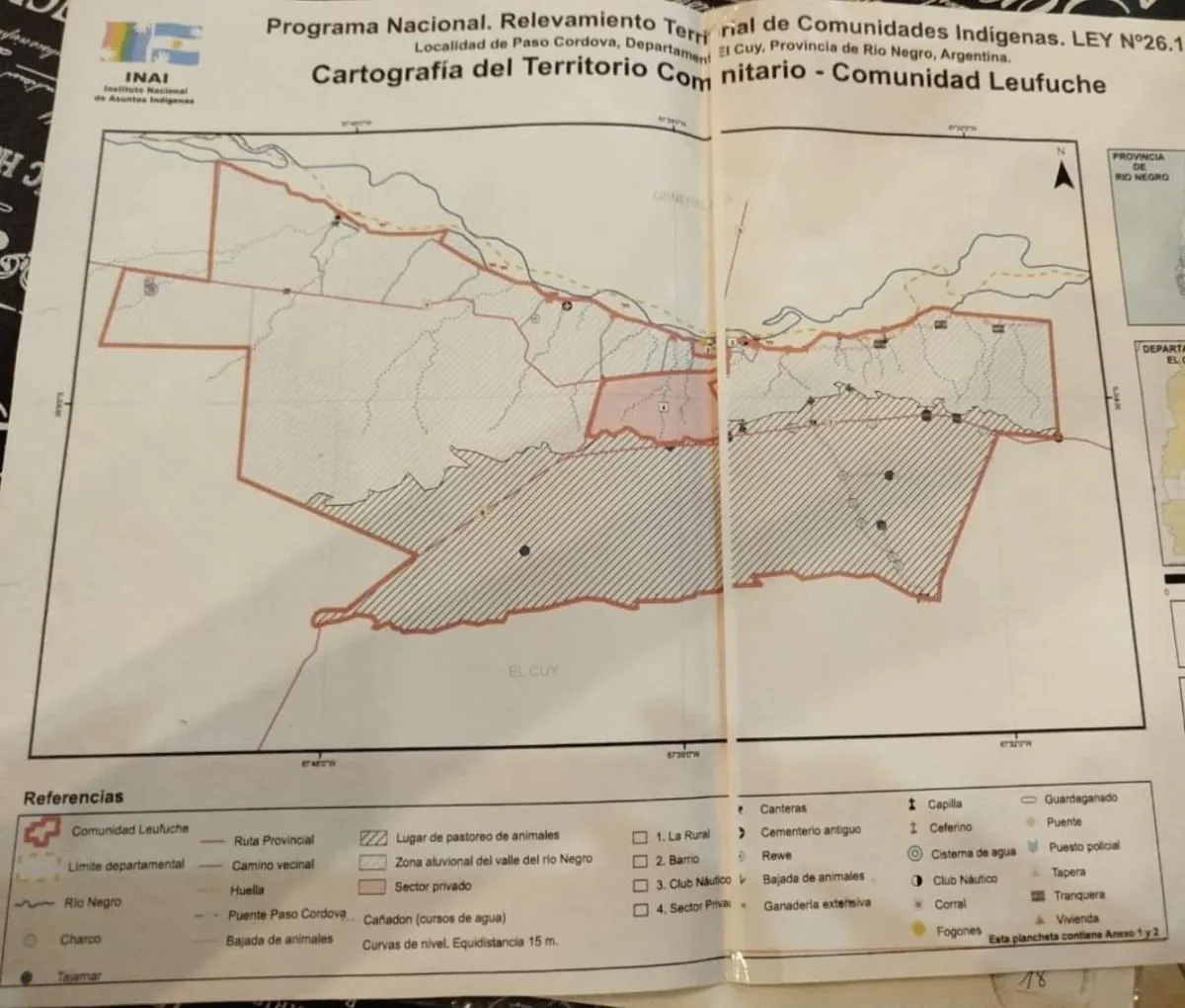 Comunidades mapuches reclaman 23 mil hectáreas en Río Negro