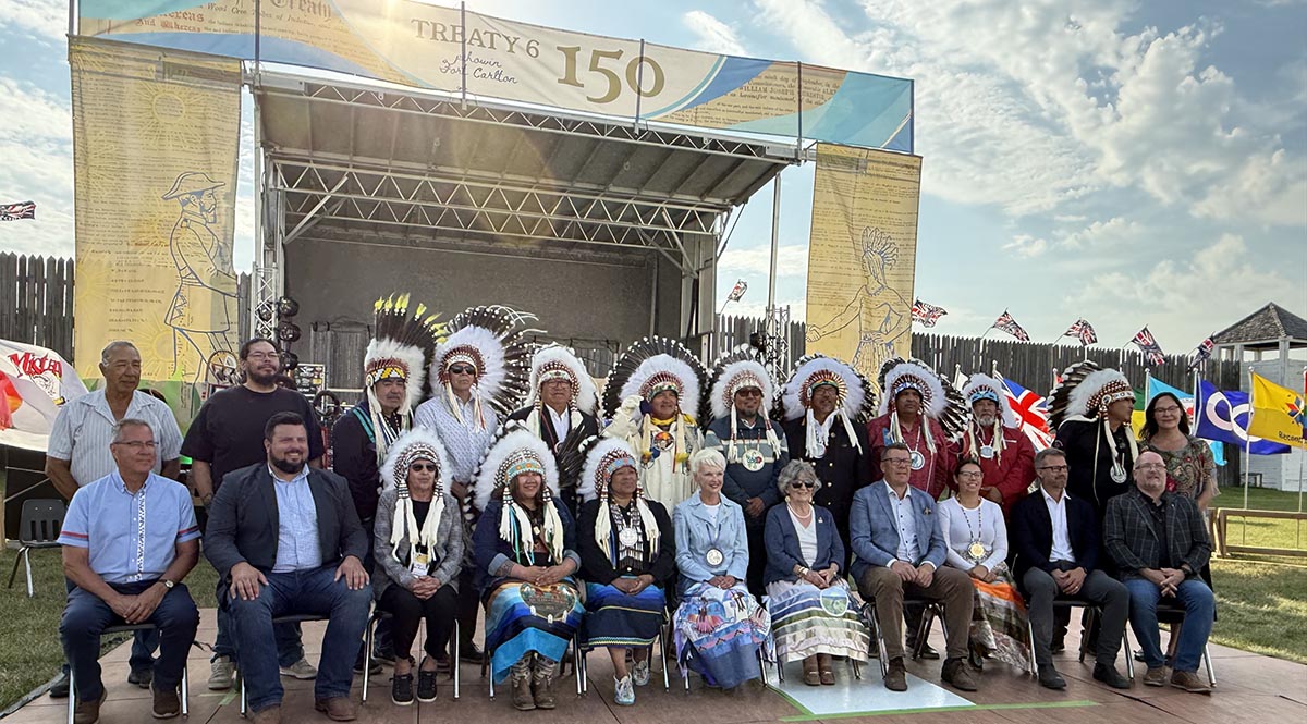 Naciones del Tratado 6 conmemoran 150 años de unión indígena