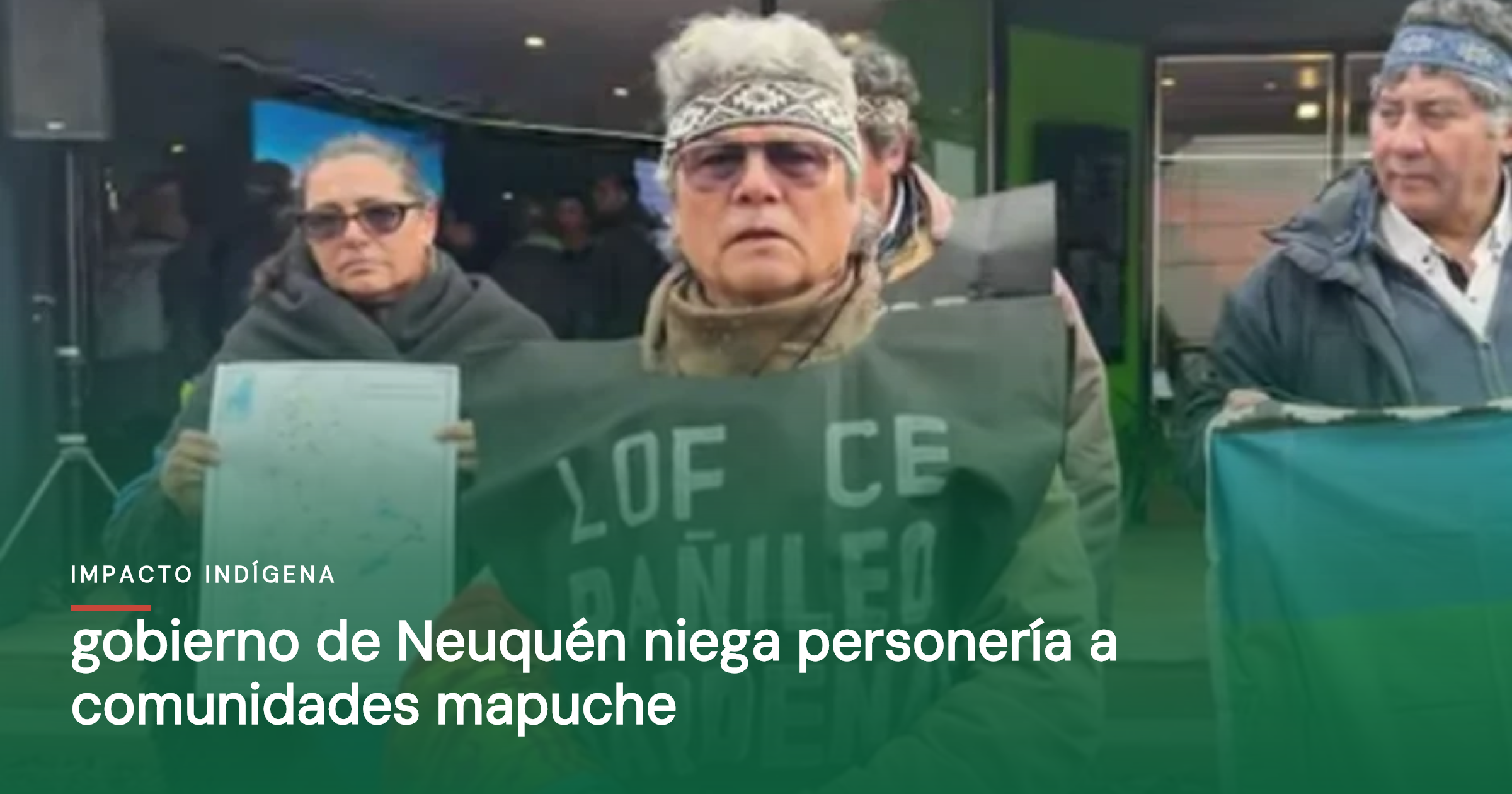 Gobierno de Neuquén niega personería a comunidades mapuche