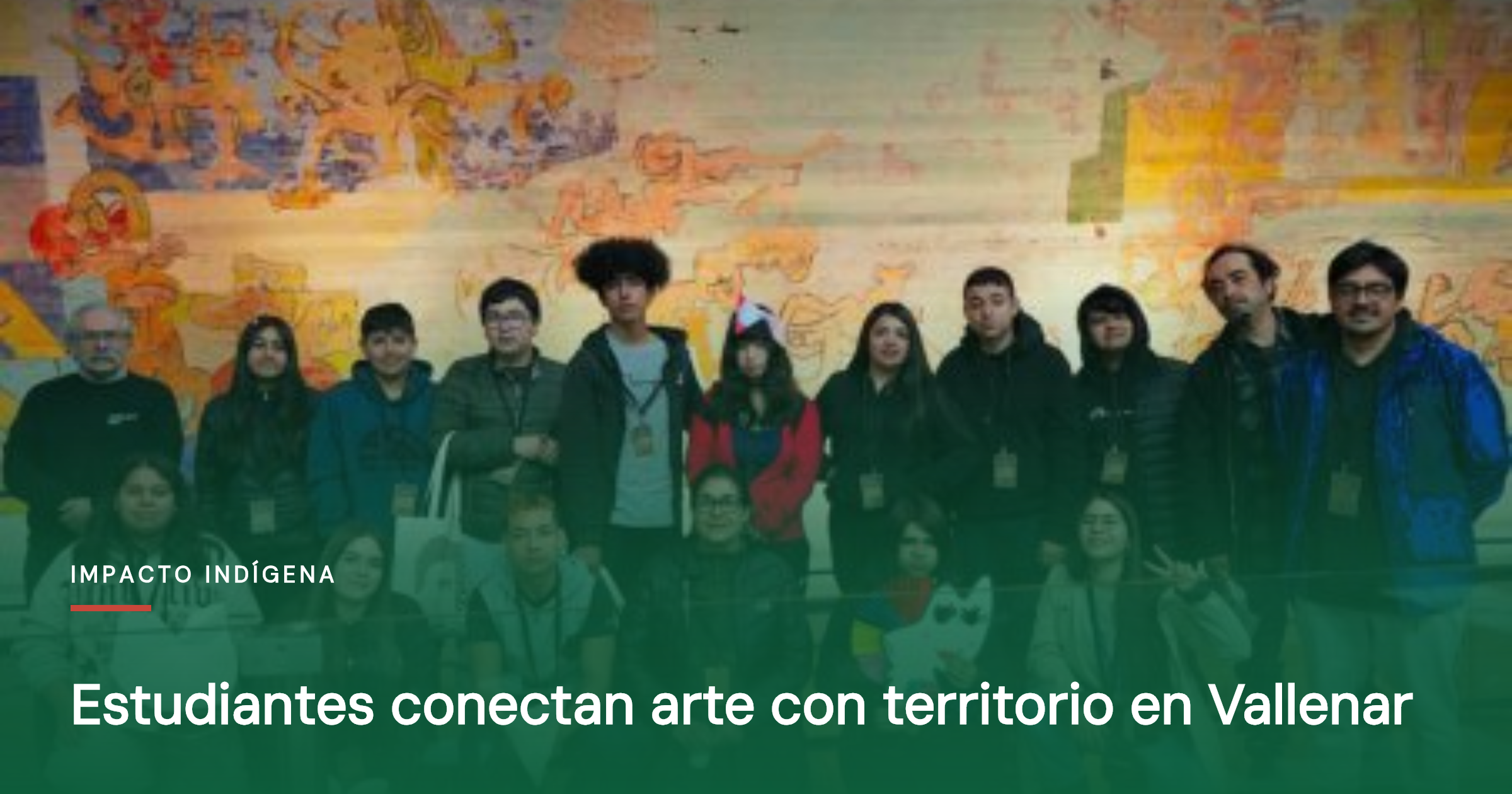 Estudiantes conectan arte con territorio en Vallenar