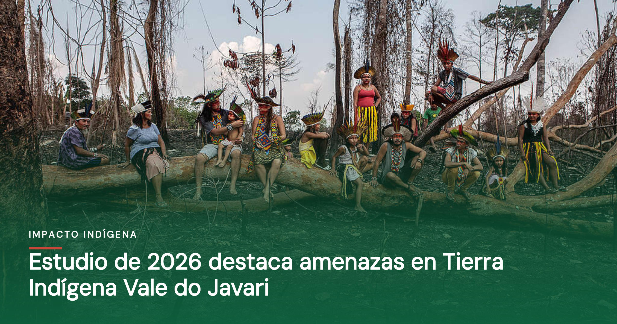 Estudio de 2026 destaca amenazas en Tierra Indígena Vale do Javari