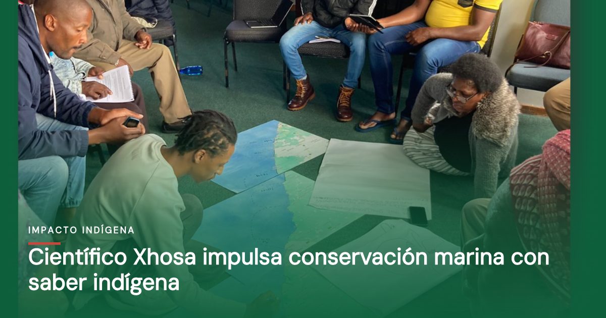 Científico Xhosa impulsa conservación marina con saber indígena