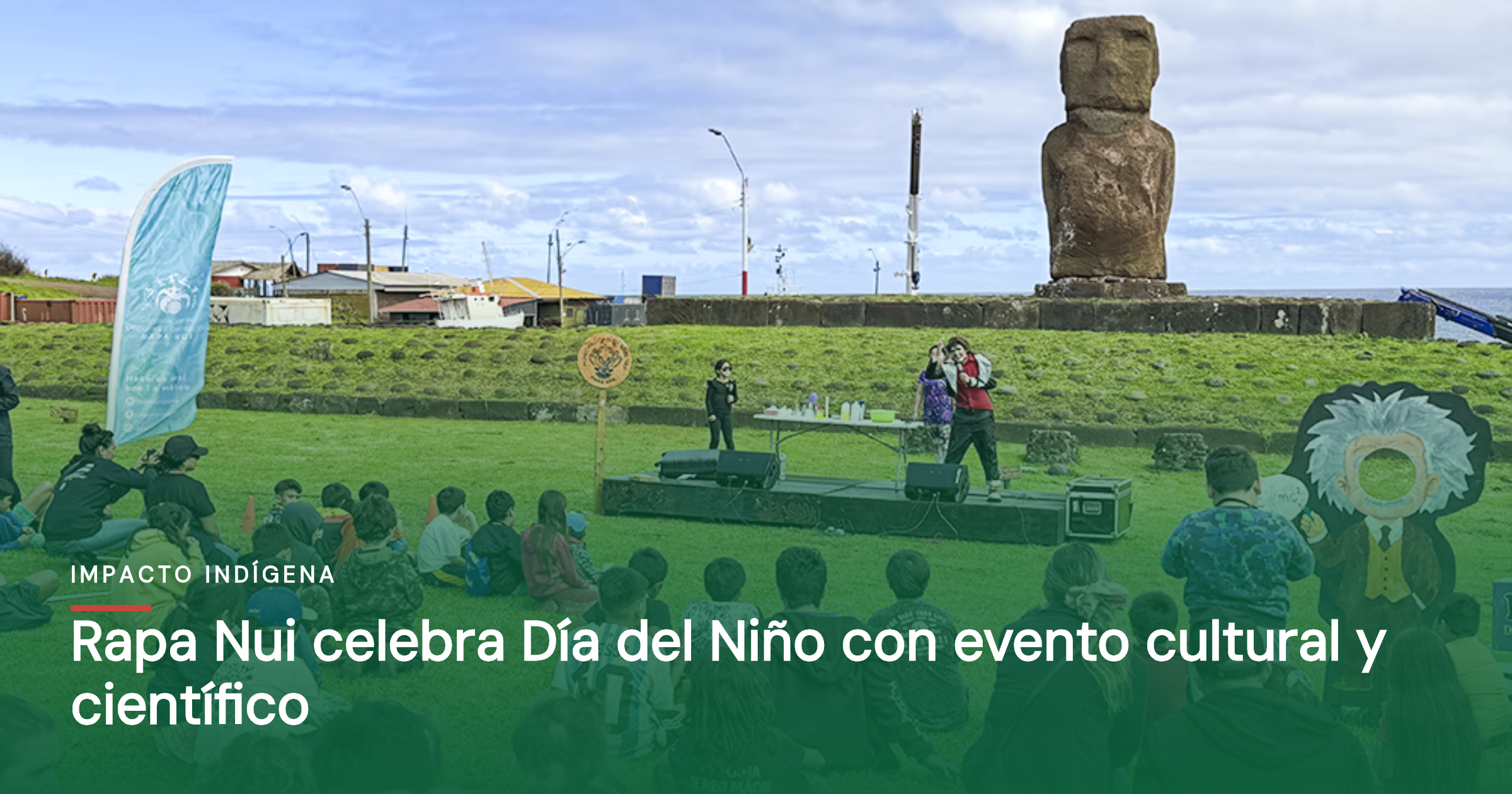 Rapa Nui celebra Día del Niño con evento cultural y científico
