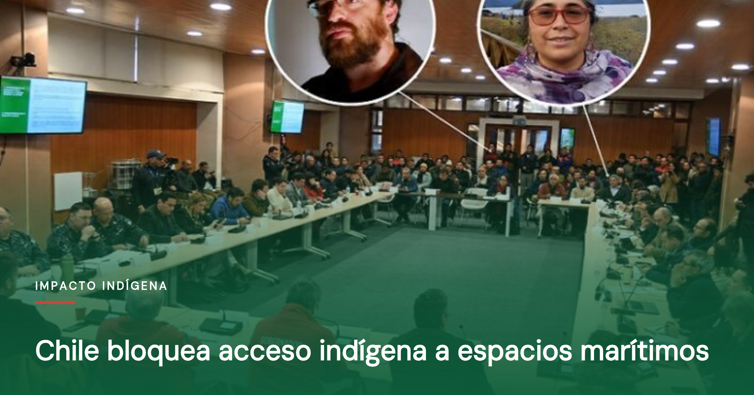 Chile bloquea acceso indígena a espacios marítimos